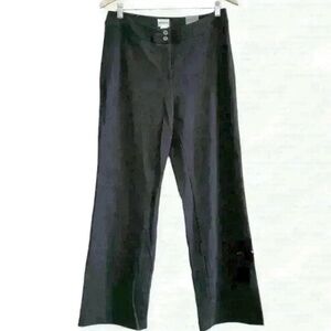 🌈 6/$60 NWT, Chico’s Comfortable, Straight Leg, Slacks, Black, Size 1, Medium